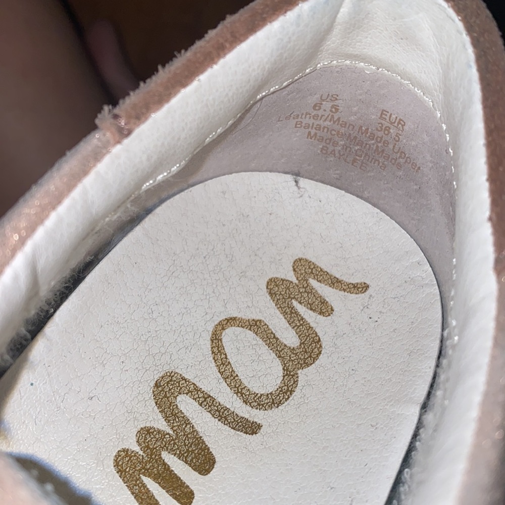 Sam Edelman Baylee Sneakers Pink Shimmer - Picture 5 of 10